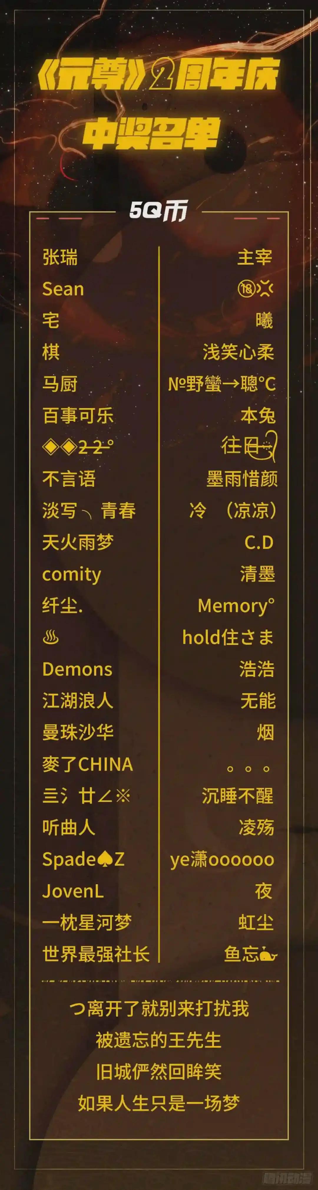 2周年庆中奖名单 第3页